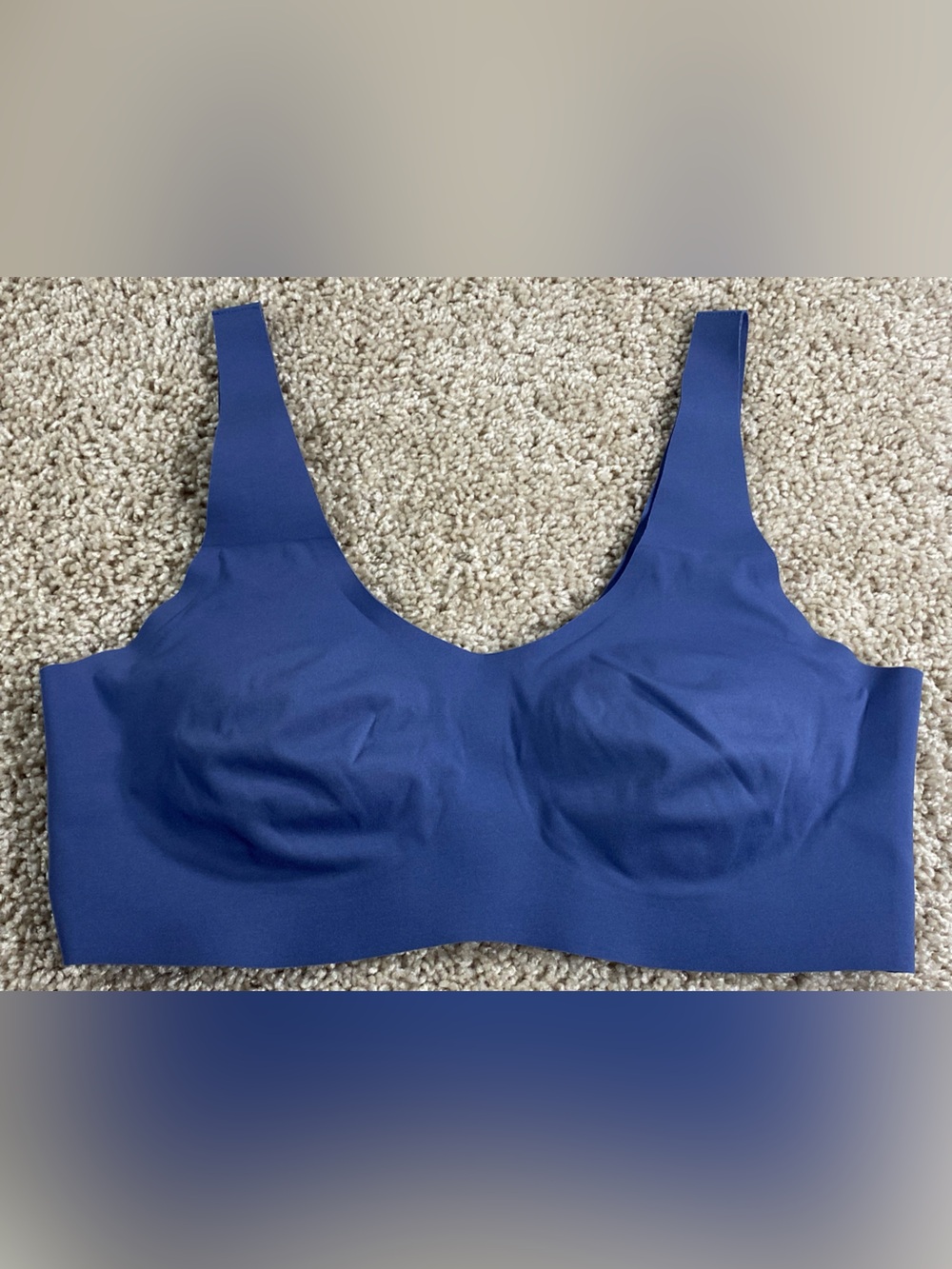 Knix Large LuxeLift Pullover Navy Blue Bra